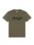 T-shirt manica corta Wrangler - green - 3