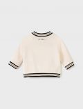Maglia in felpa Newborn - panna - 1