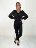Camicia manica lunga Artigli - nero panna - 2