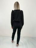 Camicia manica lunga Artigli - nero panna - 6