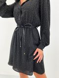Abito Artigli - nero panna - 3