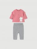 Completo 2 pezzi Newborn - rosato - 0