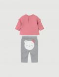 Completo 2 pezzi Newborn - rosato - 2