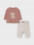 Completo 2 pezzi Newborn - terracotta - 0