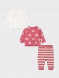 Completo 3 pezzi Newborn - cranberry - 3