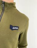 Maglia in felpa aperta Gas - verde militare - 2