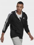 Felpa sportiva aperta Adidas - black - 3