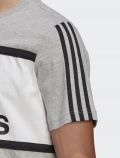 T-shirt manica corta sportiva Adidas - grigio - 2