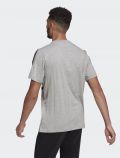T-shirt manica corta sportiva Adidas - grigio - 3