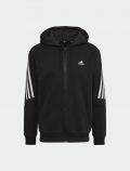 Felpa sportiva aperta Adidas - black - 4