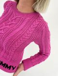 Pullover manica lunga Tommy Jeans - fuxia - 1