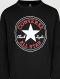 T-shirt manica lunga sportiva Converse - nero - 1