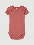 Body intimo manica corta Name It - bianco arancio - 1