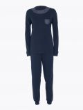 Pigiama lungo Lovable - blu melange - 2