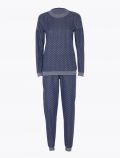 Pigiama lungo Lovable - blu melange - 2
