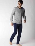Pigiama lungo Lvb Man - grigio melange - 0
