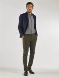 Pantalone casual Teleria Zed - militare - 3