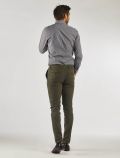 Pantalone casual Teleria Zed - militare - 4