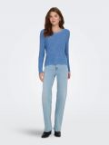 Pullover manica lunga Only - blu denim - 3