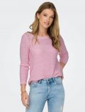 Pullover manica lunga Only - rosa chiaro - 0