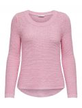 Pullover manica lunga Only - rosa chiaro - 4