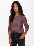 Pullover manica lunga Only - rosa marrone - 2