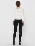 Pullover manica lunga Only - cloud dancer - 3