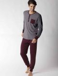 Pigiama lungo Lvb Man - grigio melange - 1