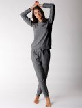 Pigiama in coral Lovable - grigio melange - 0