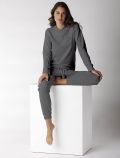 Pigiama in coral Lovable - grigio melange - 1