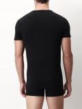 Maglia manica corta in cotone Perofil - nero - 1