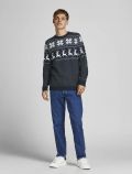 Maglia manica lunga Jack & Jones - navy - 3