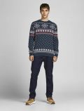 Maglia manica lunga Jack & Jones - navy - 4