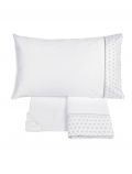 Completo lenzuola 2 piazze flanella - bianco - 1