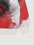 Maglia in felpa Diesel - bianco rosso - 2