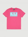 T-shirt manica corta Diesel - fuxia - 0