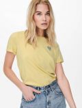 T-shirt manica corta Only - giallo - 3