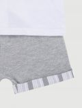 Completino in cotone Chicco - bianco grigio - 2