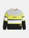 Maglia in felpa Guess - grigio giallo - 2