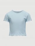 Maglia manica corta Only - azzurro - 0