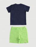 Completo maglia e pantalone corto I Do - blu verde - 3