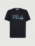 T-shirt manica corta sportiva Fila - black - 0