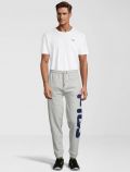 Pantalone lungo sportivo Fila - light grey melange - 1