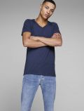 T-shirt manica corta Jack & Jones - navy - 0