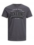 T-shirt manica corta Jack & Jones - asfalto - 6