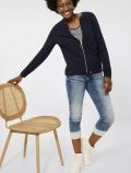 Maglia in felpa aperta Cecil - deep blue - 2