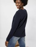 Maglia in felpa aperta Cecil - deep blue - 3