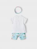 Completo maglia e pantalone Newborn - acqua - 4