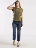 T-shirt manica corta Yes Zee - verde militare - 1