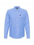 Camicia manica lunga casual Lee - azzurro - 5